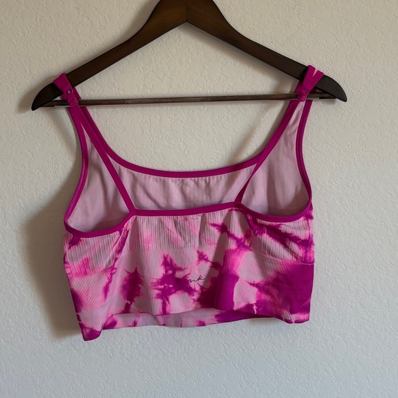 Victoria’s Secret PINK Tie-Dye Lightly-Lined Scoop Neck Sports Crop - Size XL - Picture 7 of 11